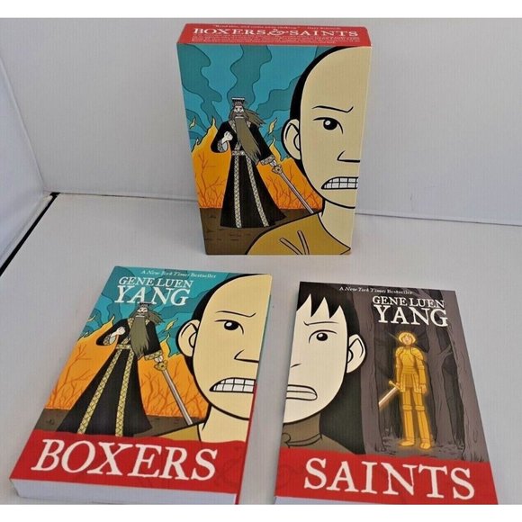 Boxers & Saints 2 books Boxed Set Paperback By Yang, Gene Luen 1st Ed Fiction - Picture 1 of 12